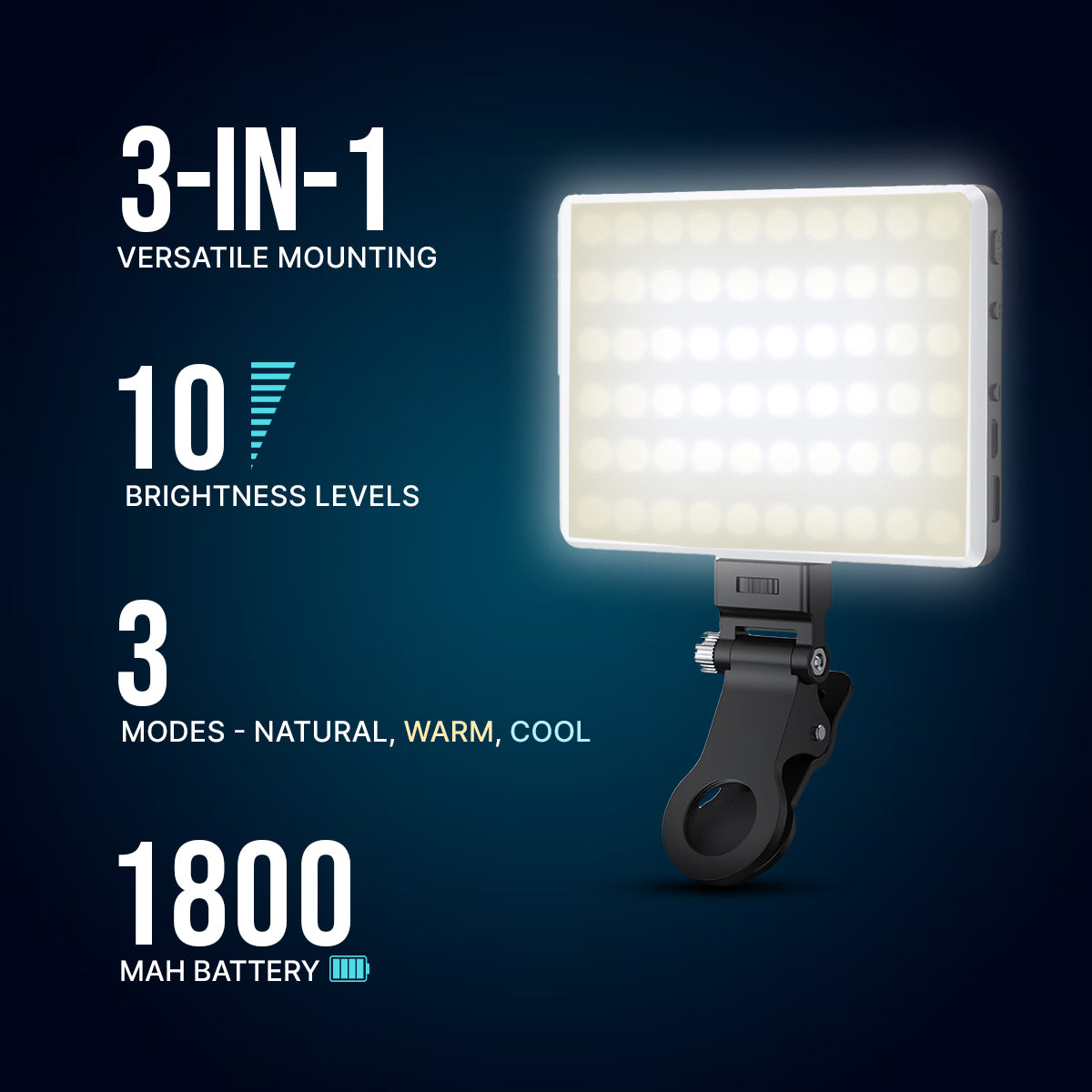 SIGNI Blaze Fill Light for Creators with 3 Adjustable Modes