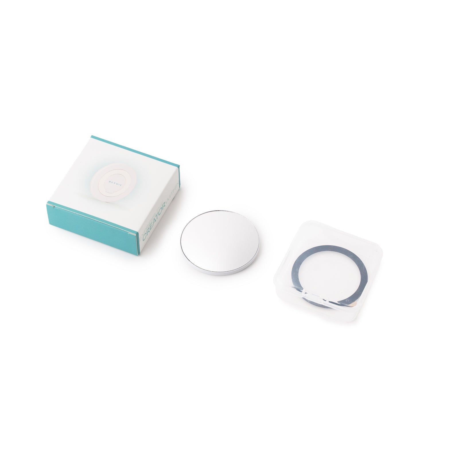 SKYVIK Magnetic Selfie Mirror (MagSafe Compatible) — Convex Back Camera Mirror for iPhone & All Smartphones