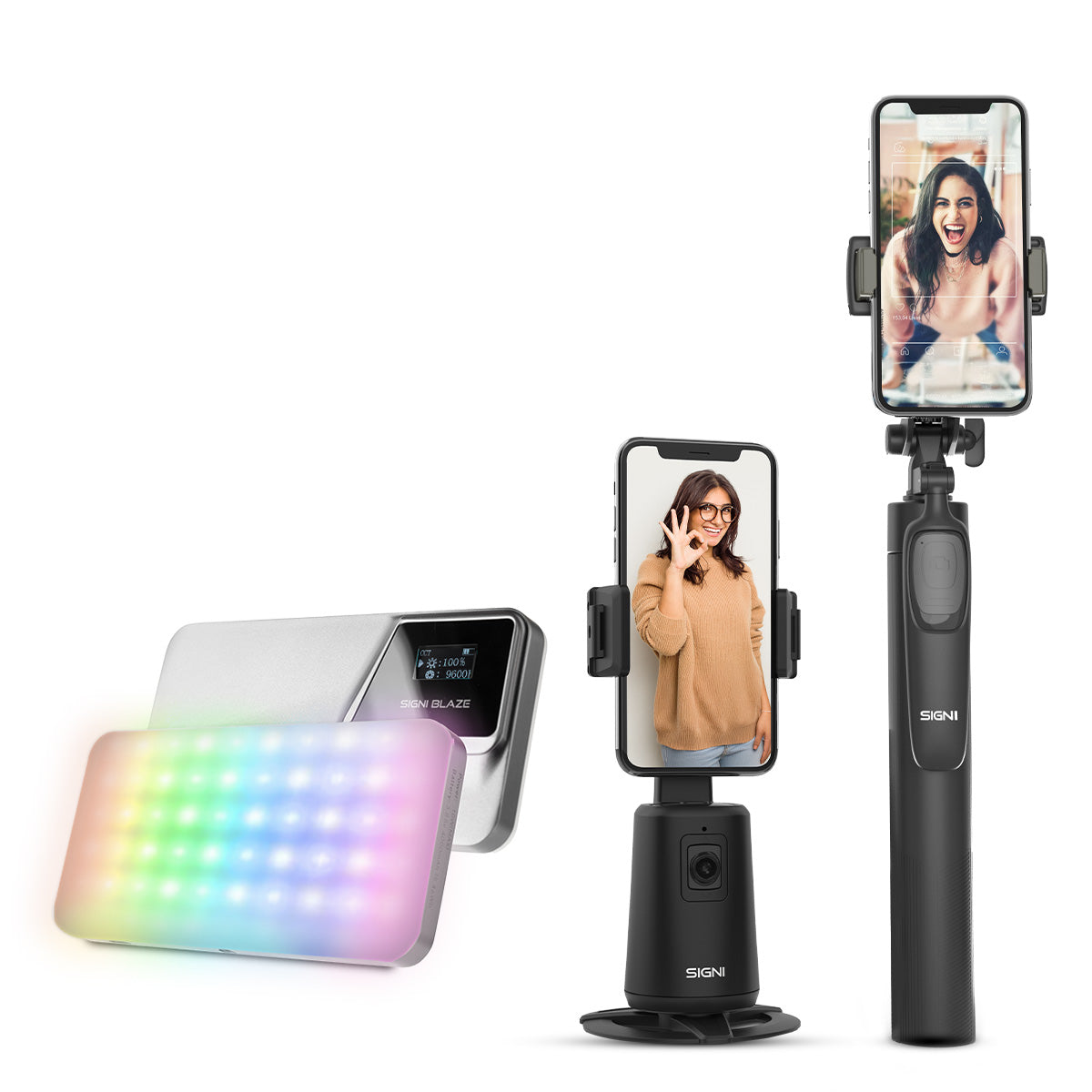 SIGNI POD Flex 360 Tripod/Selfie Stick - 1.5m