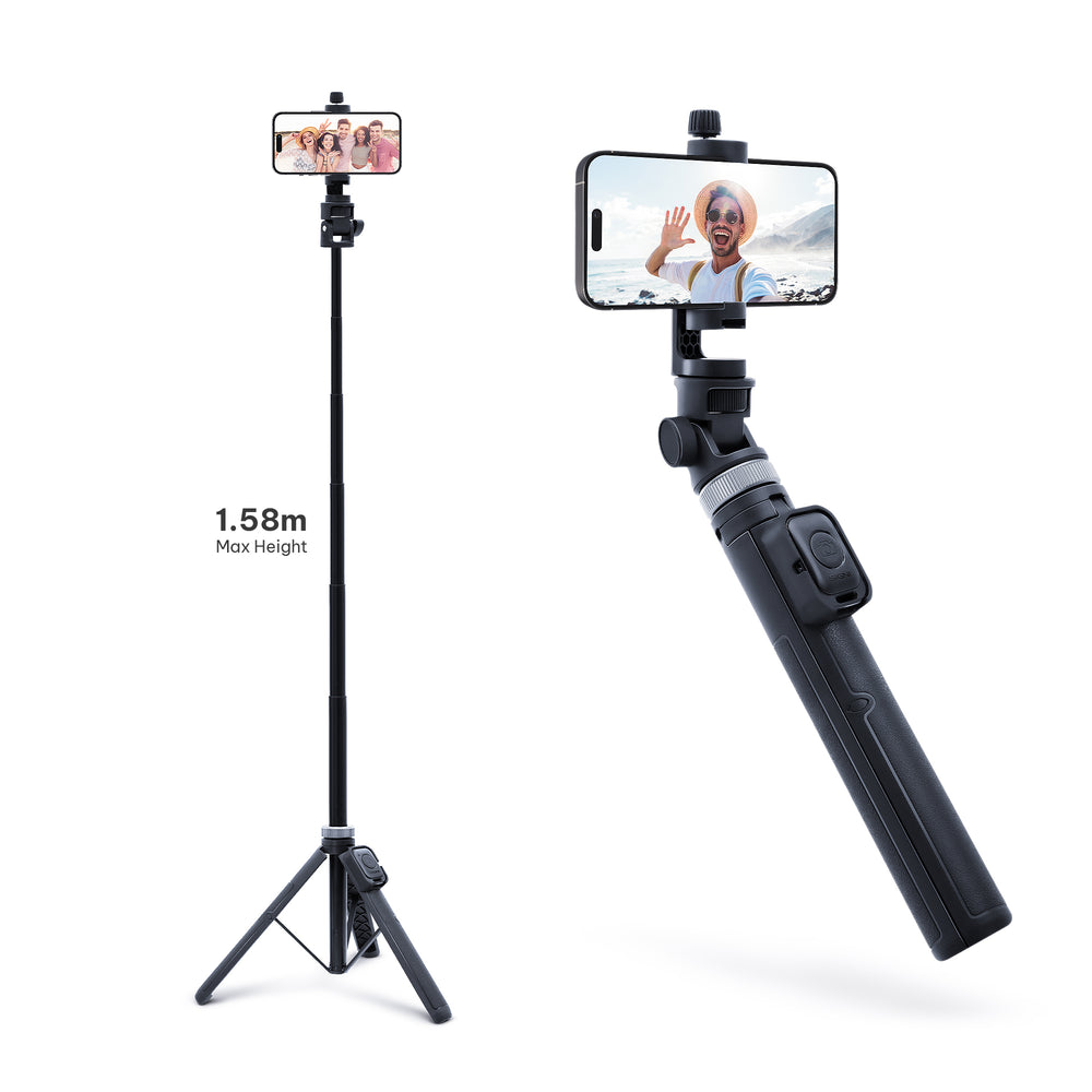 SKYVIK Selfie Stick/Foldable Tripod Stand SIGNIPOD for Smart-phones and GoPro with Bluetooth remote
