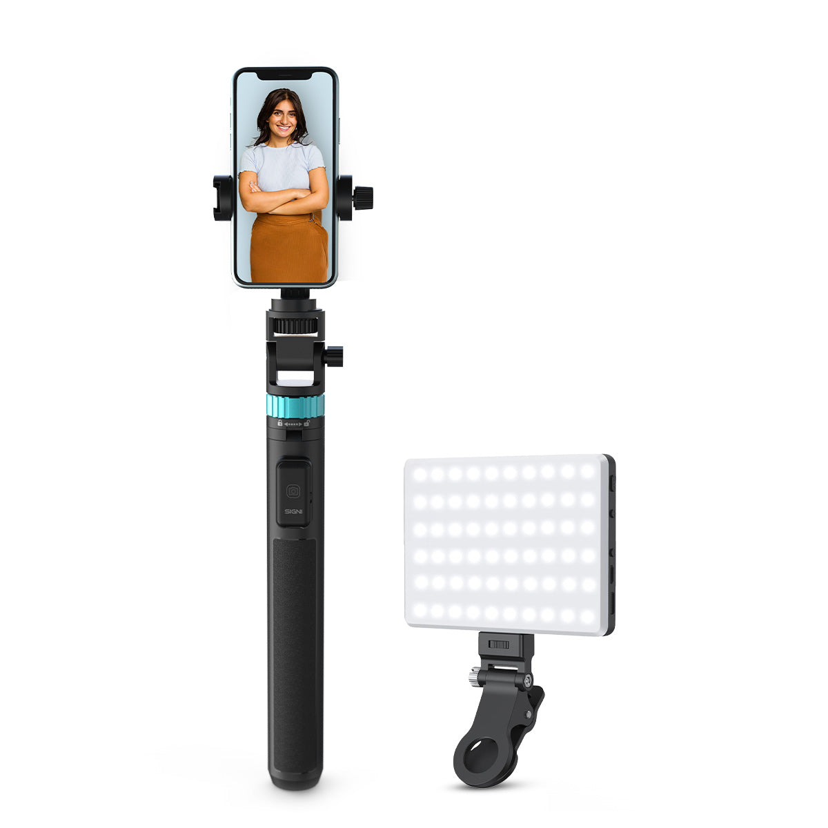 SIGNIPOD Selfie Stick/Foldable Tripod - 1.75m