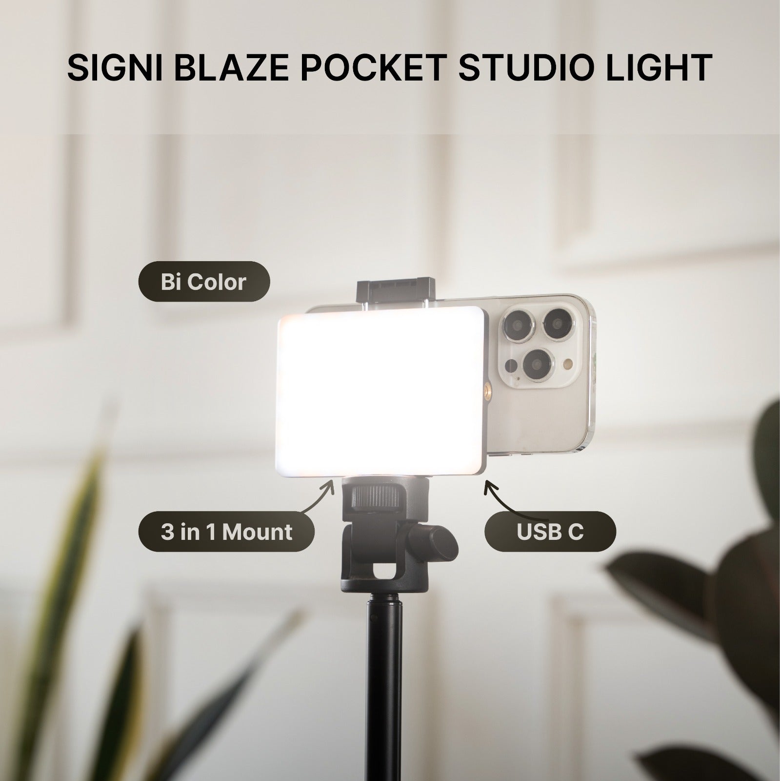 SIGNI Blaze Fill Light for Creators with 3 Adjustable Modes