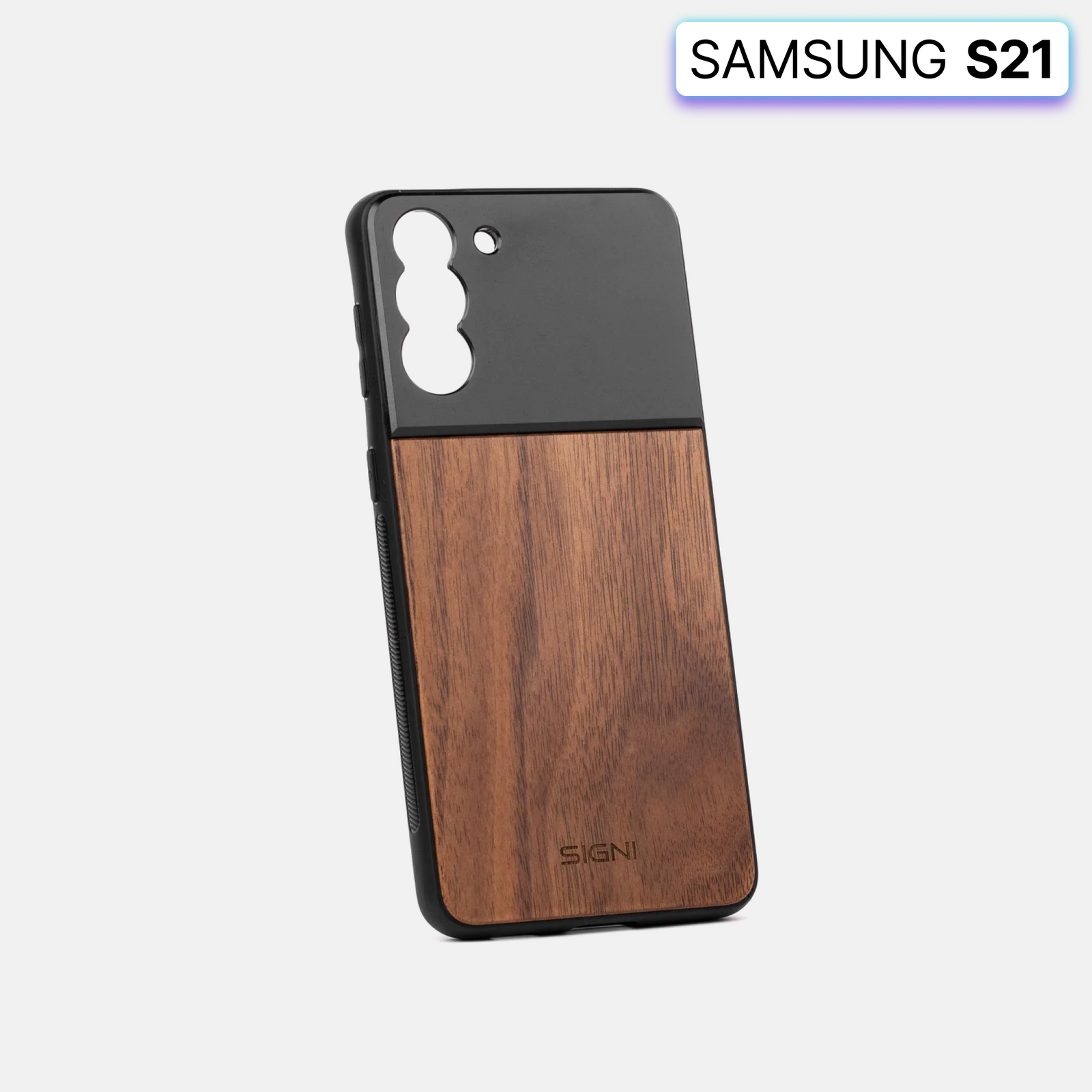 Wooden Mobile Lens case (Samsung S21 )