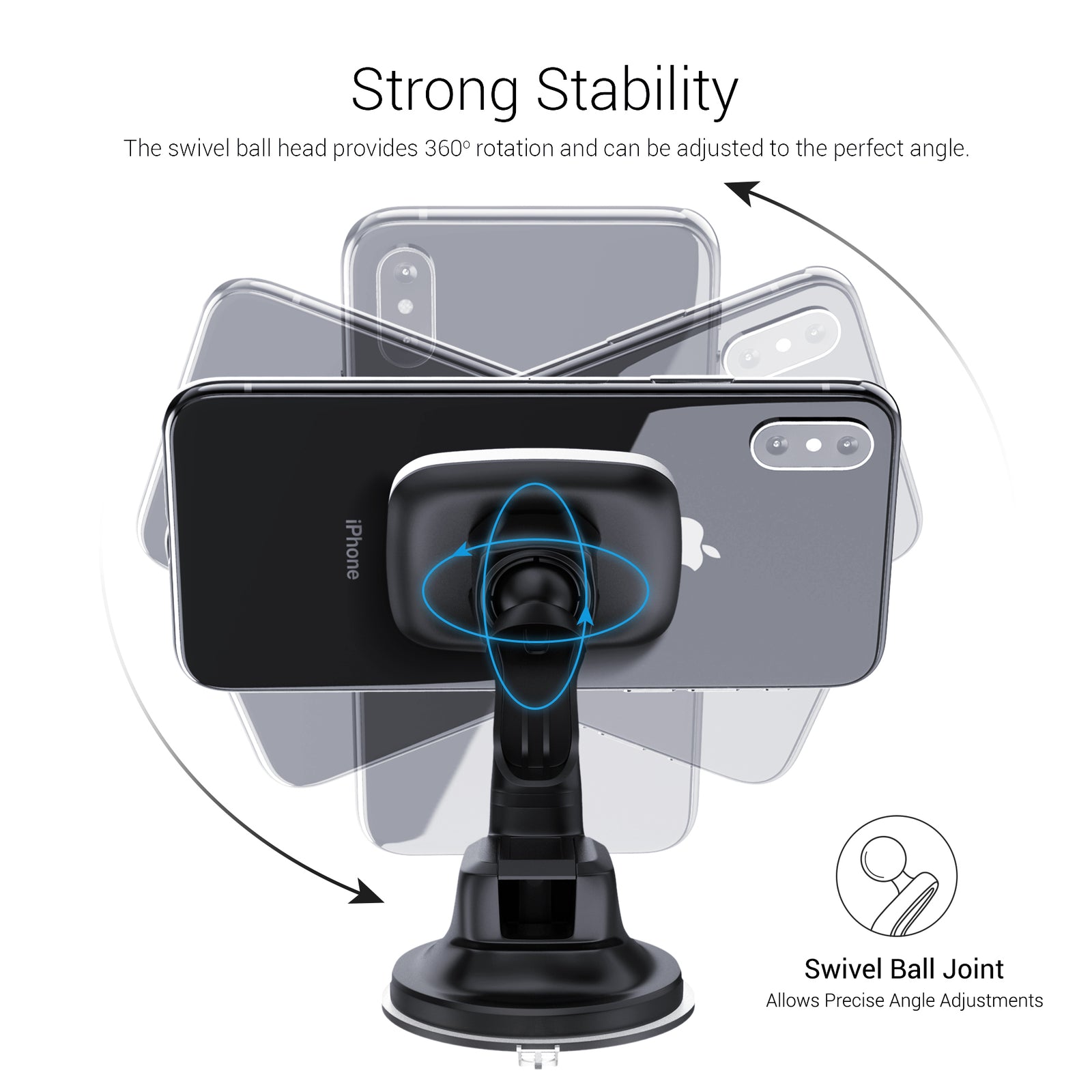 Car Dashboard & Windscreen Magnetic Mobile Phone Holder