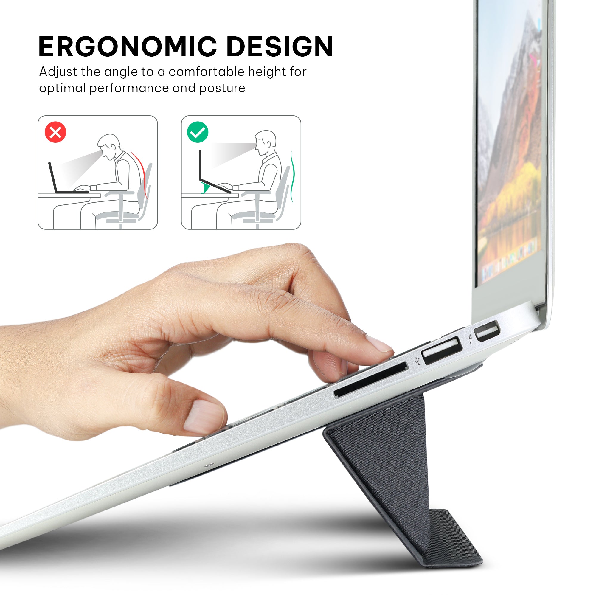 Elev8  Laptop Stand (Hourglass Design)