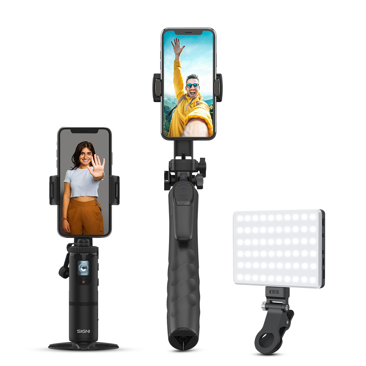 SIGNI POD Flex Plus 360 Tripod/Selfie Stick - 1.8m