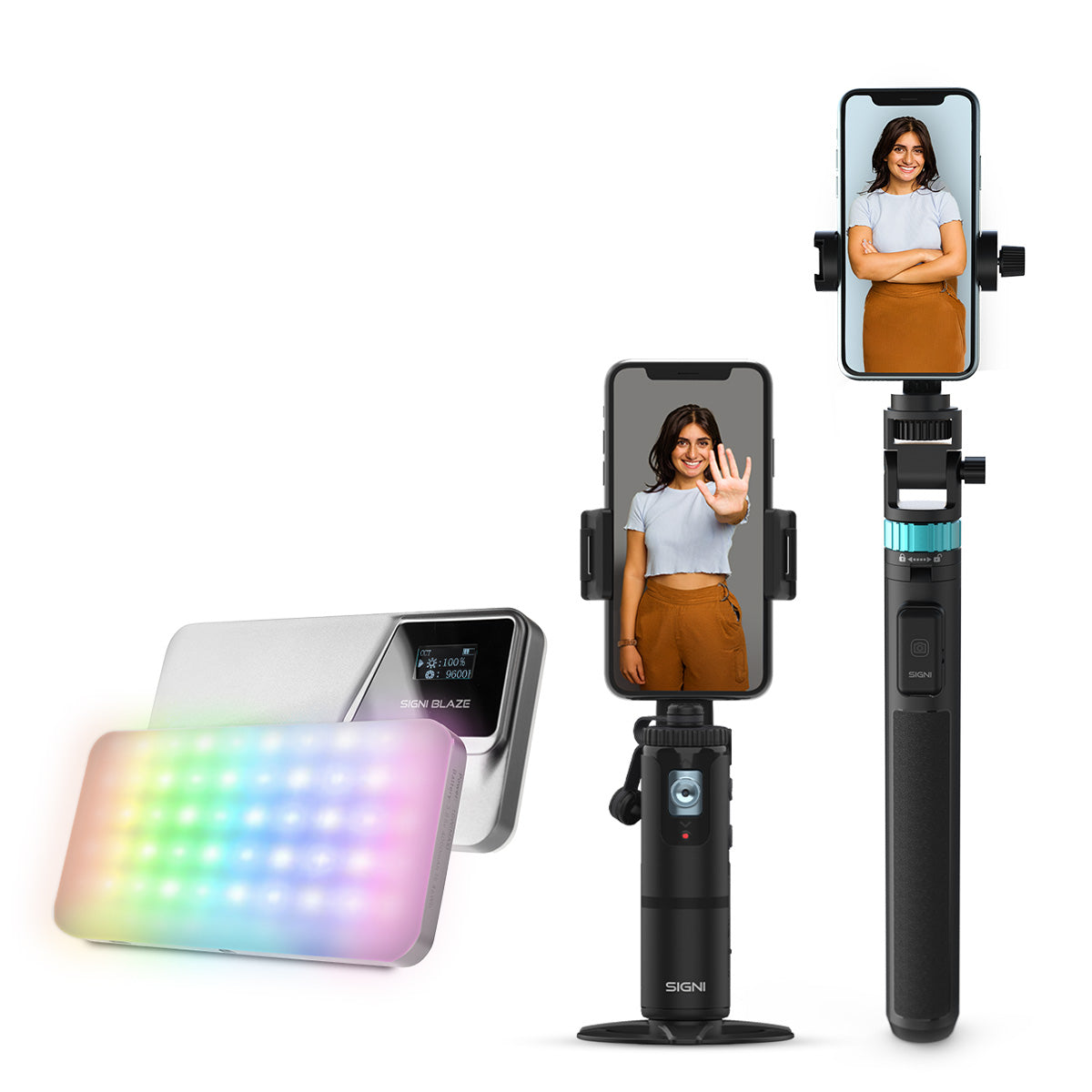 SIGNI FOLLO Compact Ai Face Tracker (With Bluetooth Remote)
