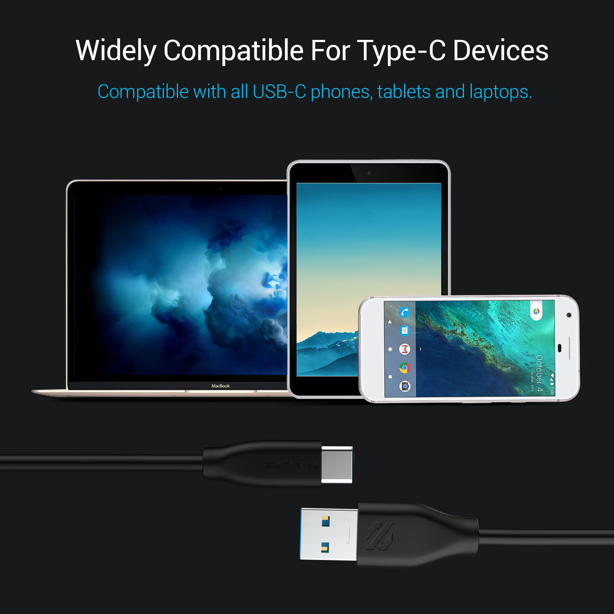 [Combo] Clutch Mobile Holder + Type A to C Data Cable