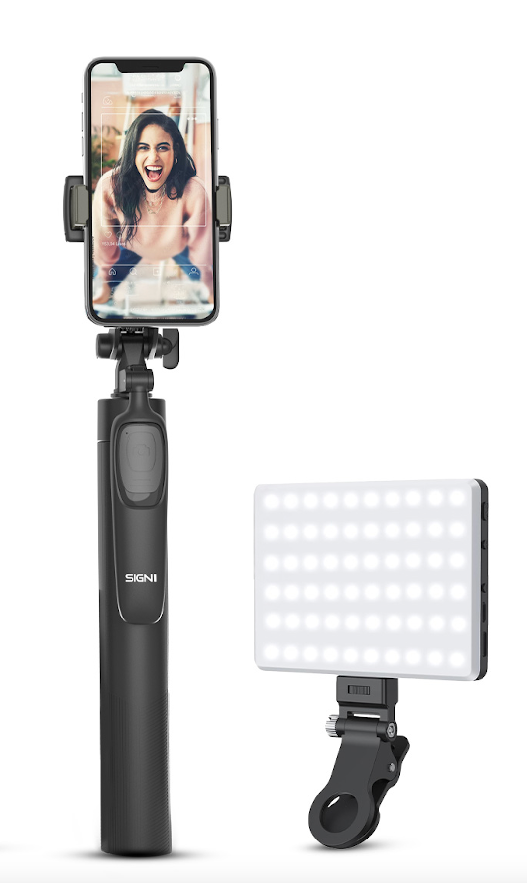 SIGNI POD Flex 360 Tripod/Selfie Stick - 1.5m