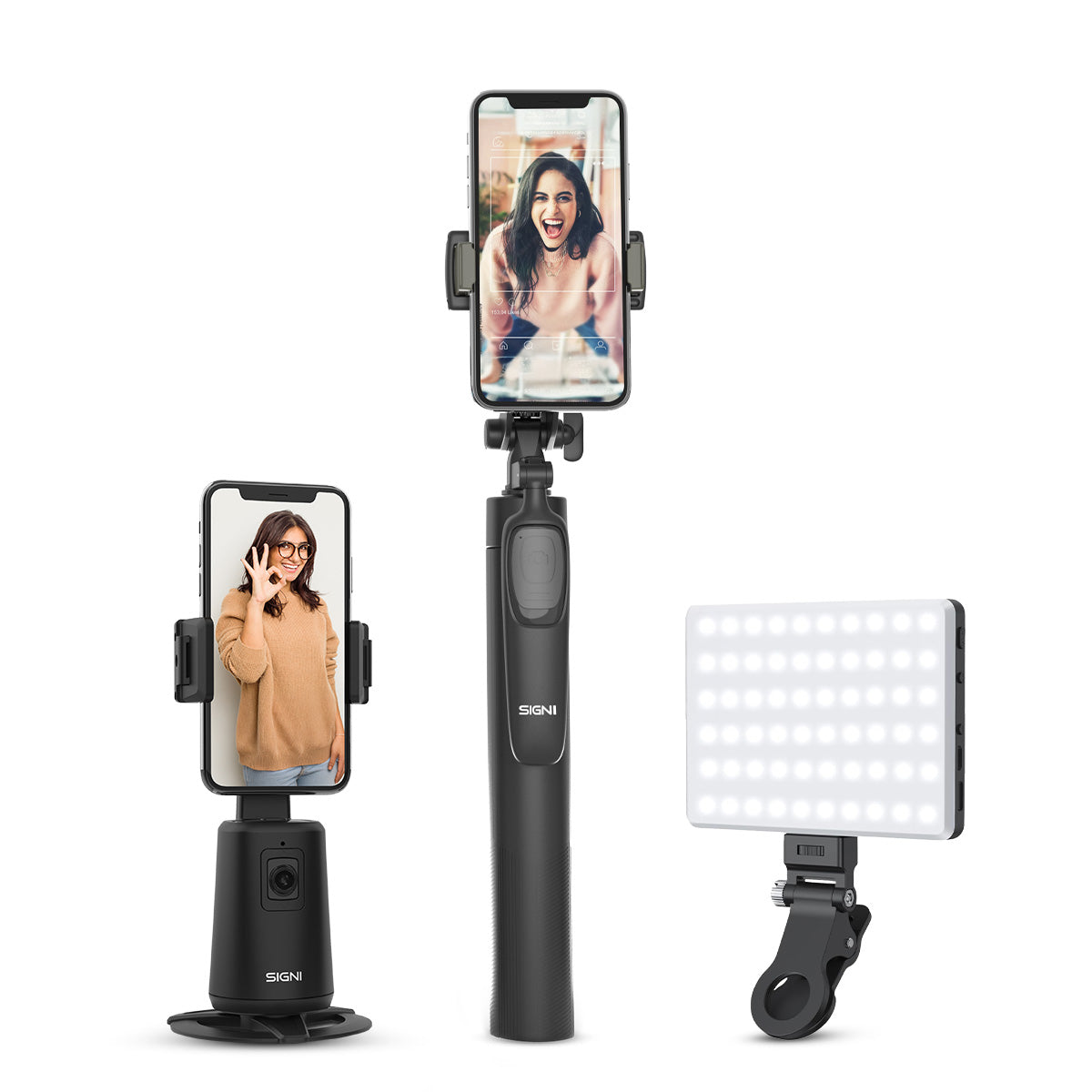 SIGNI POD Flex 360 Tripod/Selfie Stick - 1.5m