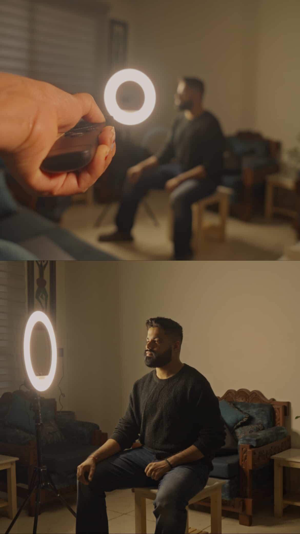 SKYVIK Loop 18-Inch Bi-Colour Ring Light