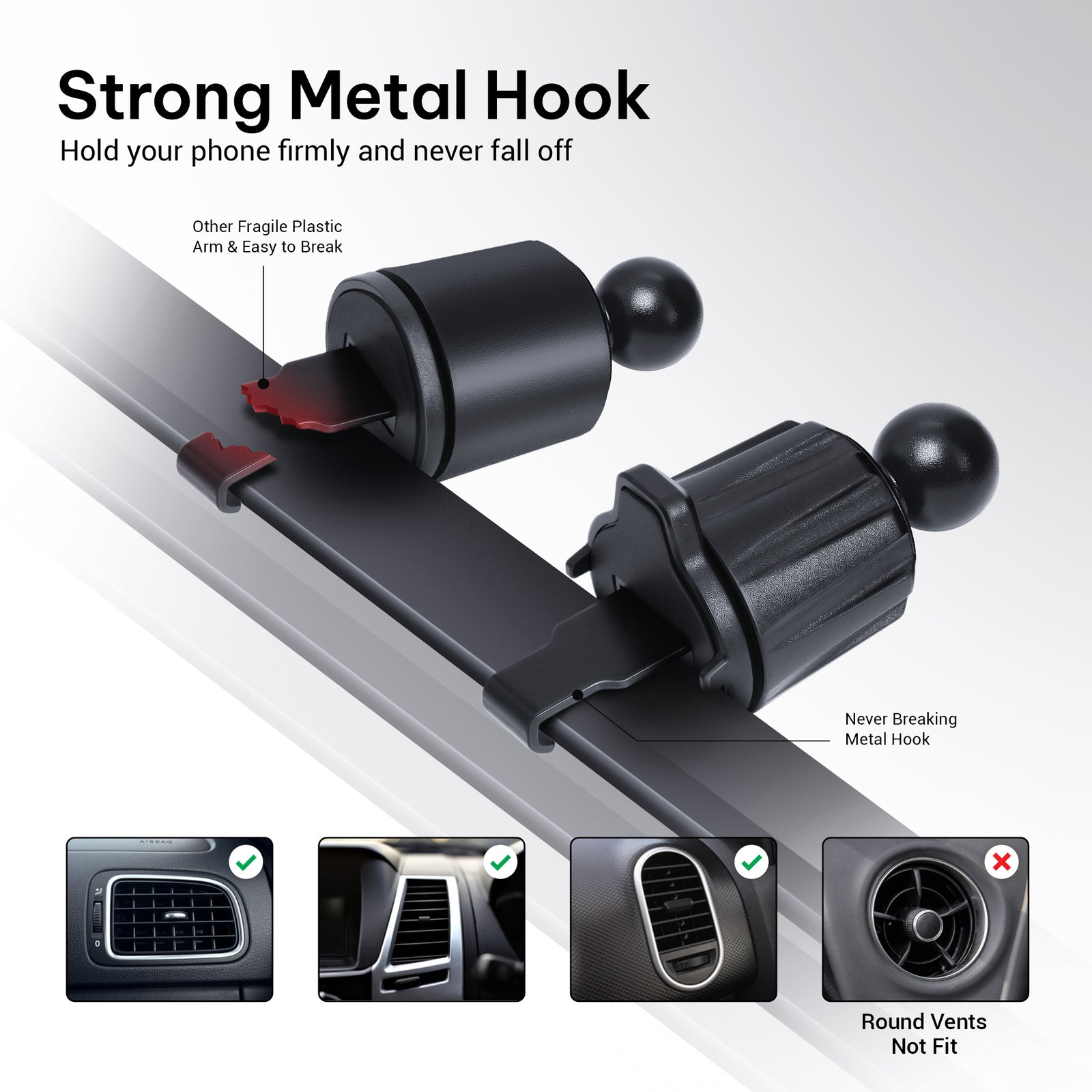 TRUHOLD Magsafe compatible Airvent Mobile phone holder