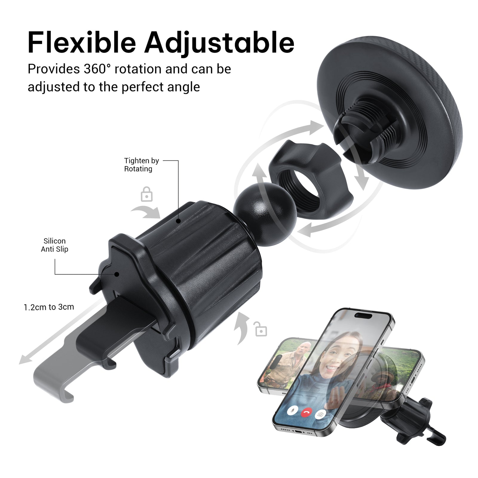 TRUHOLD Magsafe compatible Airvent Mobile phone holder