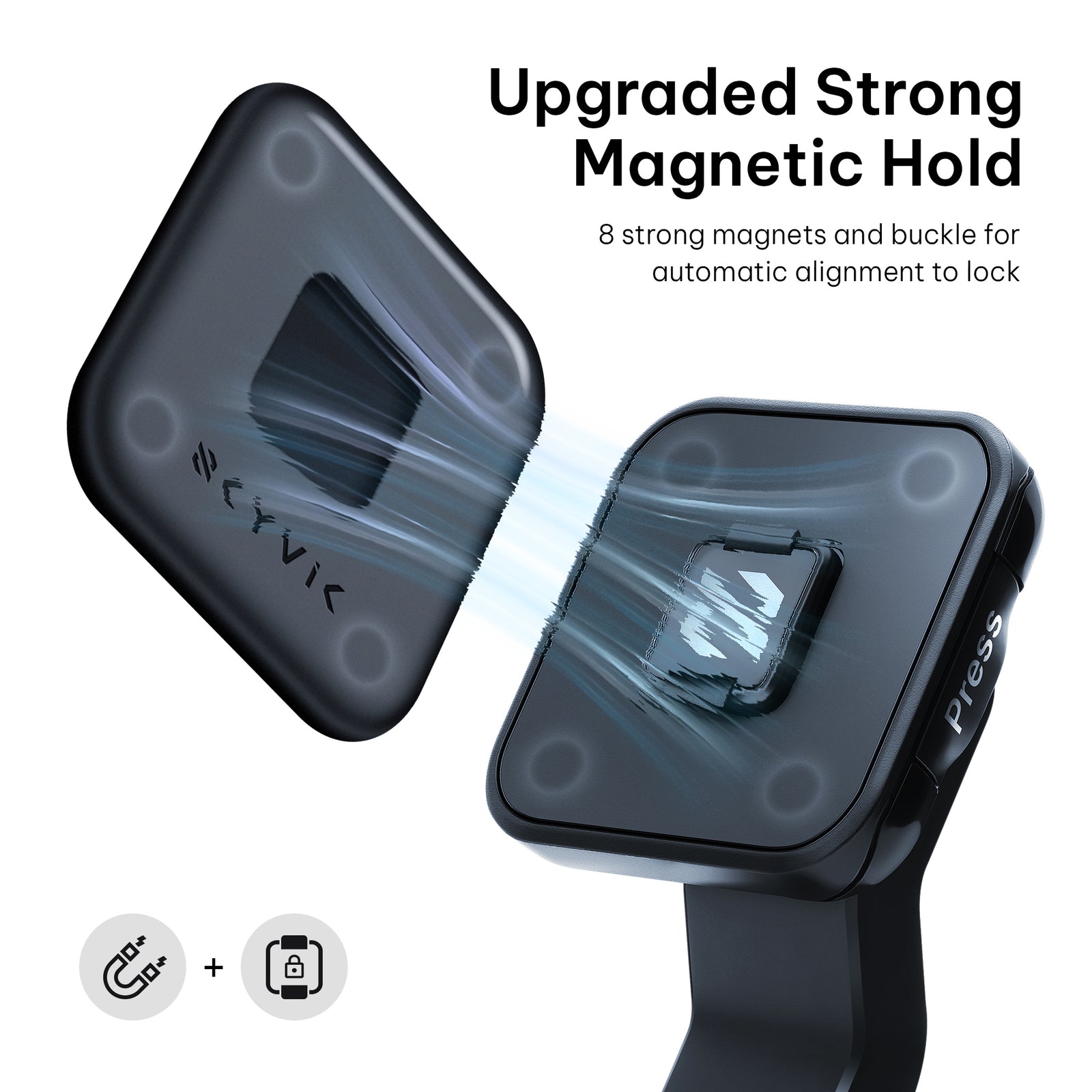 TRUHOLD Taplock Magnetic Bike Mobile Holder