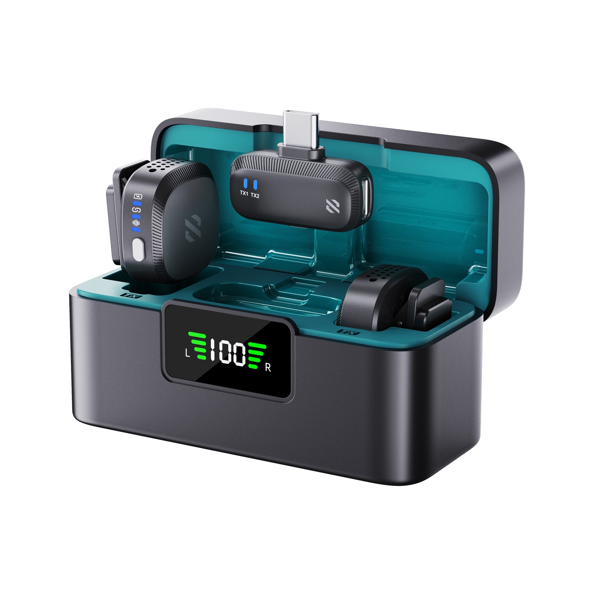 SKYVIK KRISP GO Wireless Collar Microphone – For Vlogging, Reels, Interviews, Singing, YouTube, Live Streaming