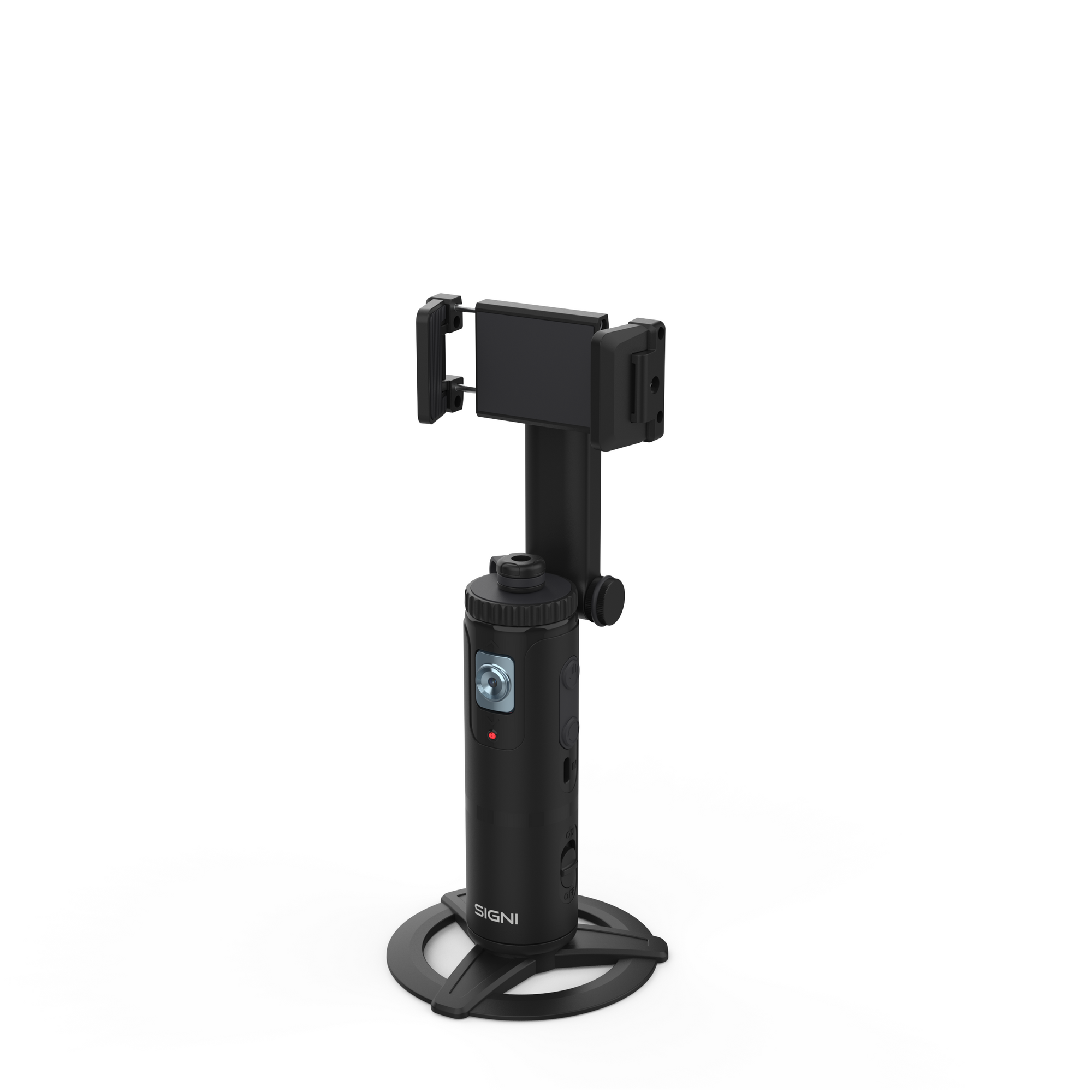 SIGNI FOLLO AI Face Tracker for Mobile with 360 Degree Rotation, Adjustable height, Smart Tracking with Start/Stop Gestures for Mobile phone & Gopro with Face recognition Stand compatible with SIGNIPOD Tripod