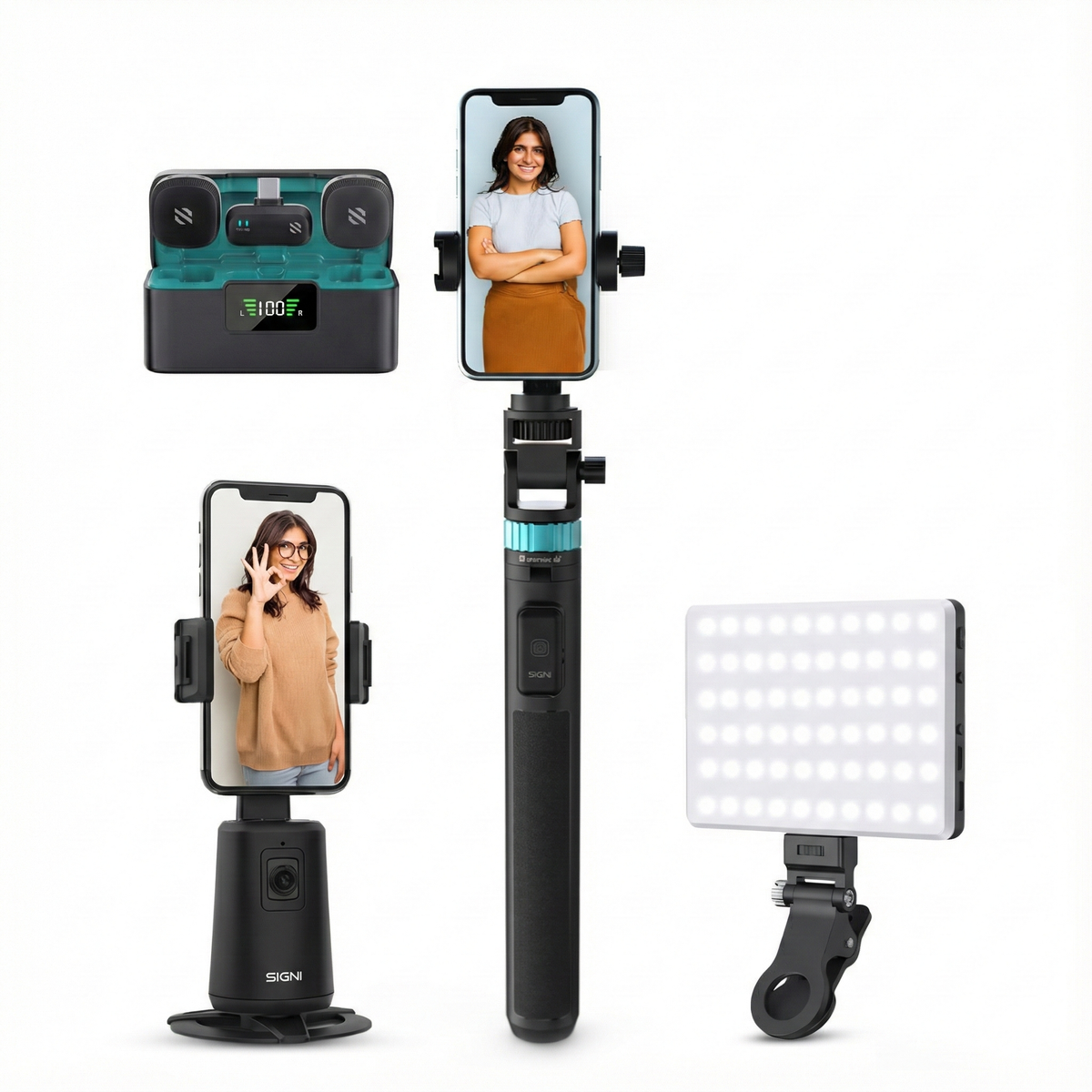 SIGNIPOD Selfie Stick/Foldable Tripod - 1.75m