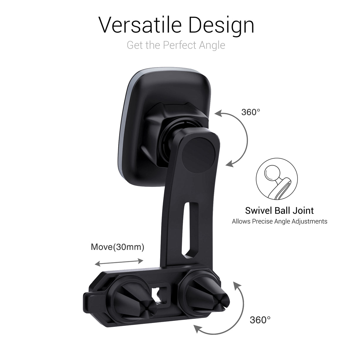 Adjustable Airvent Magnetic Car Mobile Holder