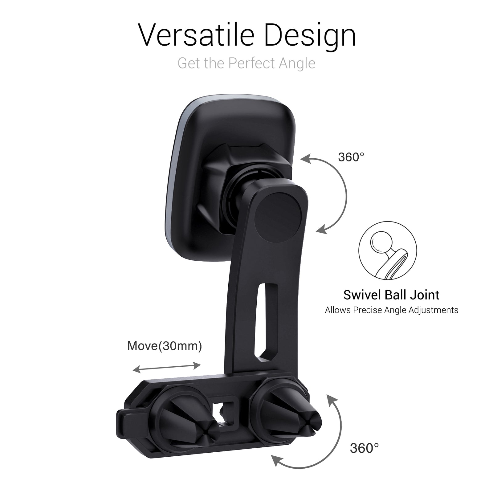 Adjustable Airvent Magnetic Car Mobile Holder