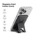 2-in-1 Magnetic Wallet & Stand with Metal Ring – Compatible with Android & iPhone