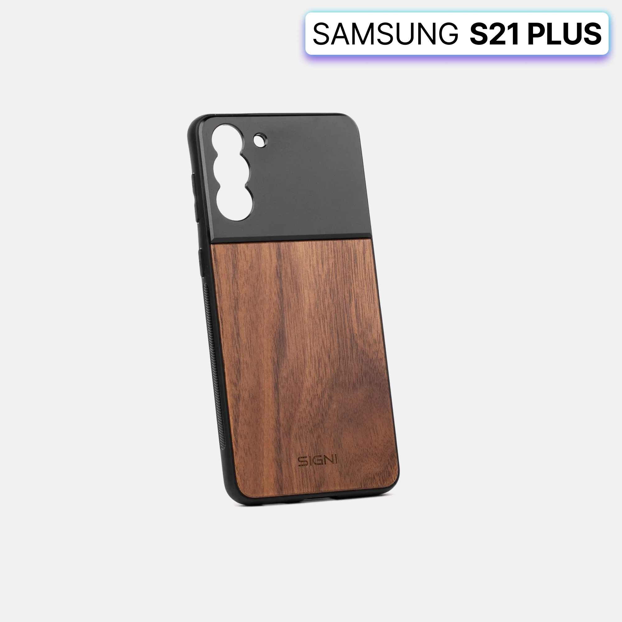 Wooden Mobile Lens case (Samsung S21 Plus)