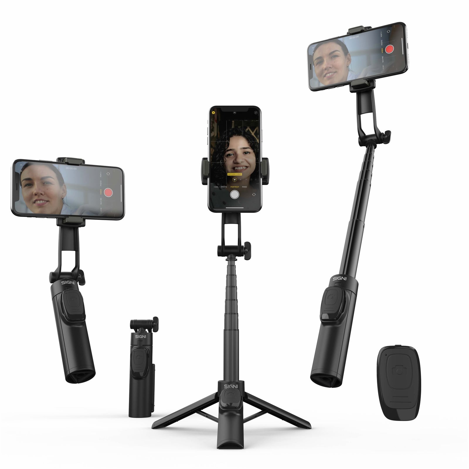 SIGNIPOD Compact Tripod/Selfie Stick- 0.75M