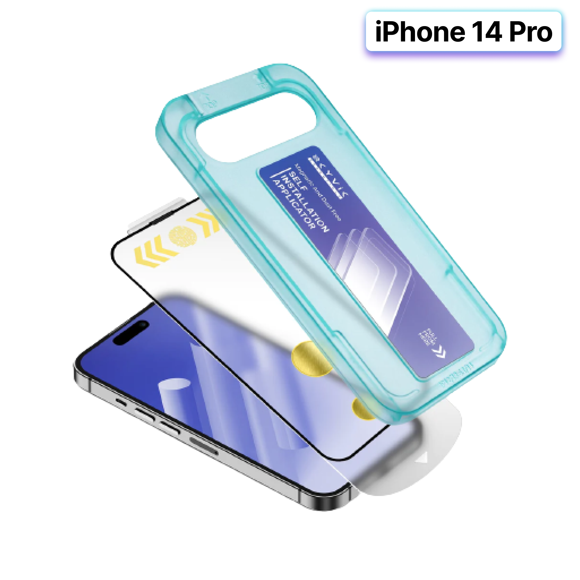 iPhone 14 Pro Tempered Glass Screen Protector -Set of 2