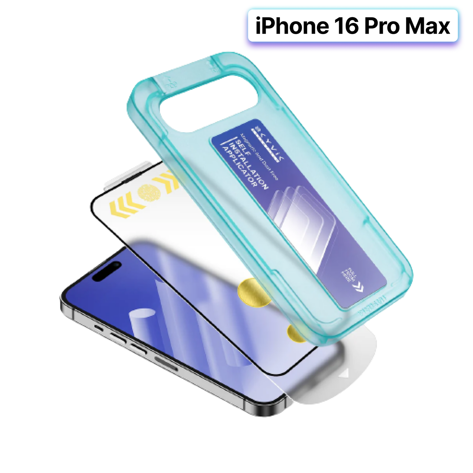 iPhone 16 Pro Max Tempered Glass Screen Protector -Set of 2