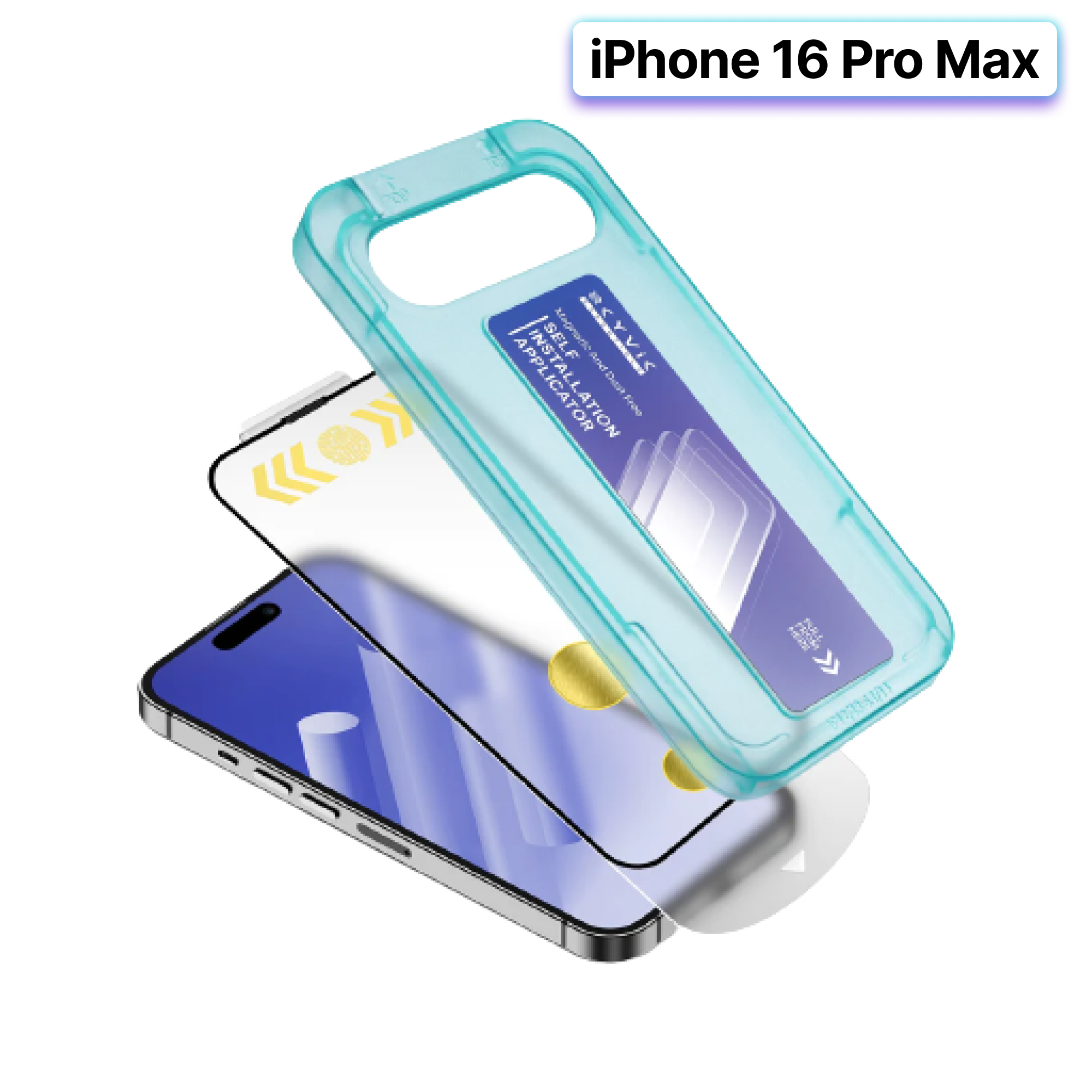 iPhone 16 Pro Max Tempered Glass -2 Pack