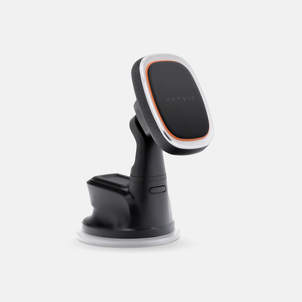 SKYVIK TRUHOLD Car Dashboard & Windscreen Magnetic Mobile Phone Mount for Desk-Orange Livery