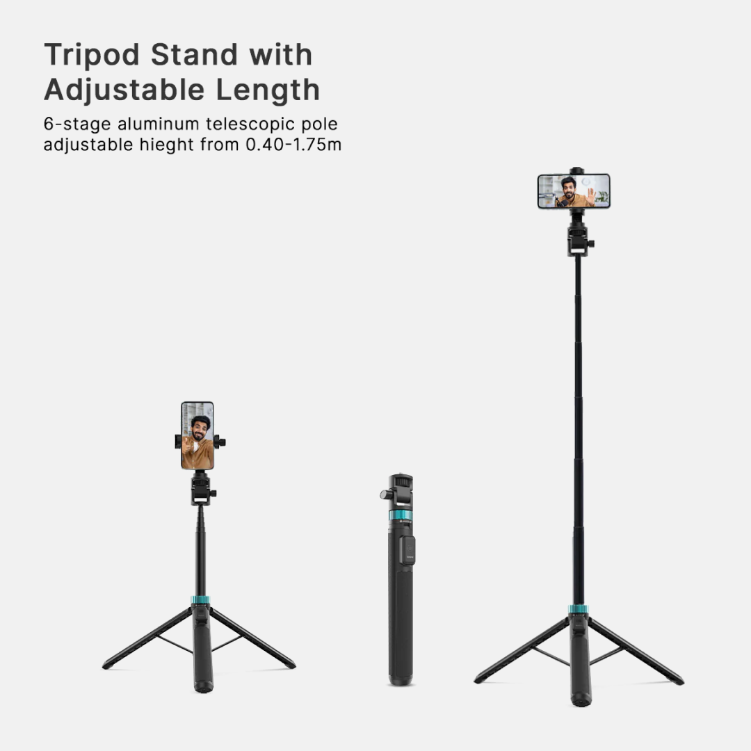 SIGNIPOD Selfie Stick/Foldable Tripod - 1.75m