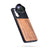 SKYVIK SIGNI One Plastic & Walnut Wood Mobile Lens case Black and Brown (Samsung S20)