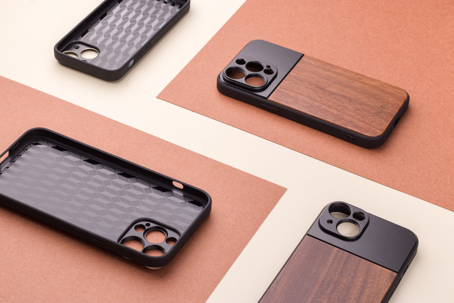 SKYVIK SIGNI One Wooden Mobile Lens case (iPhone 13)