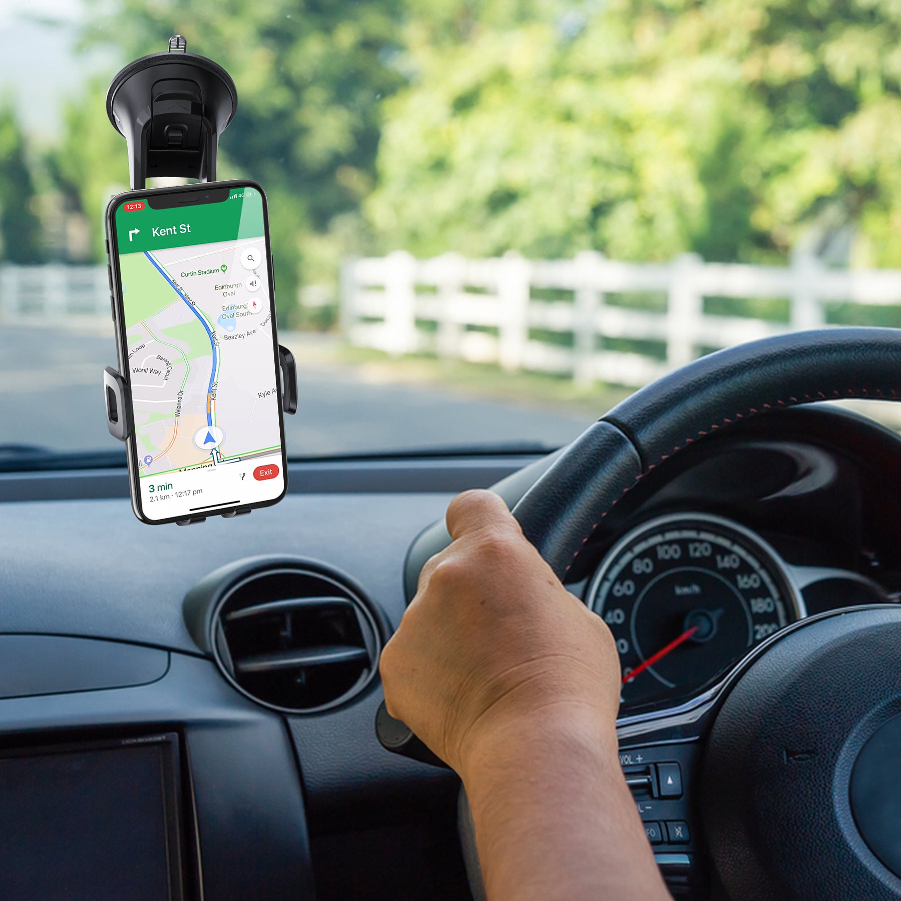Car Dashboard & Windshield Arm Mobile Holder - Skyvik