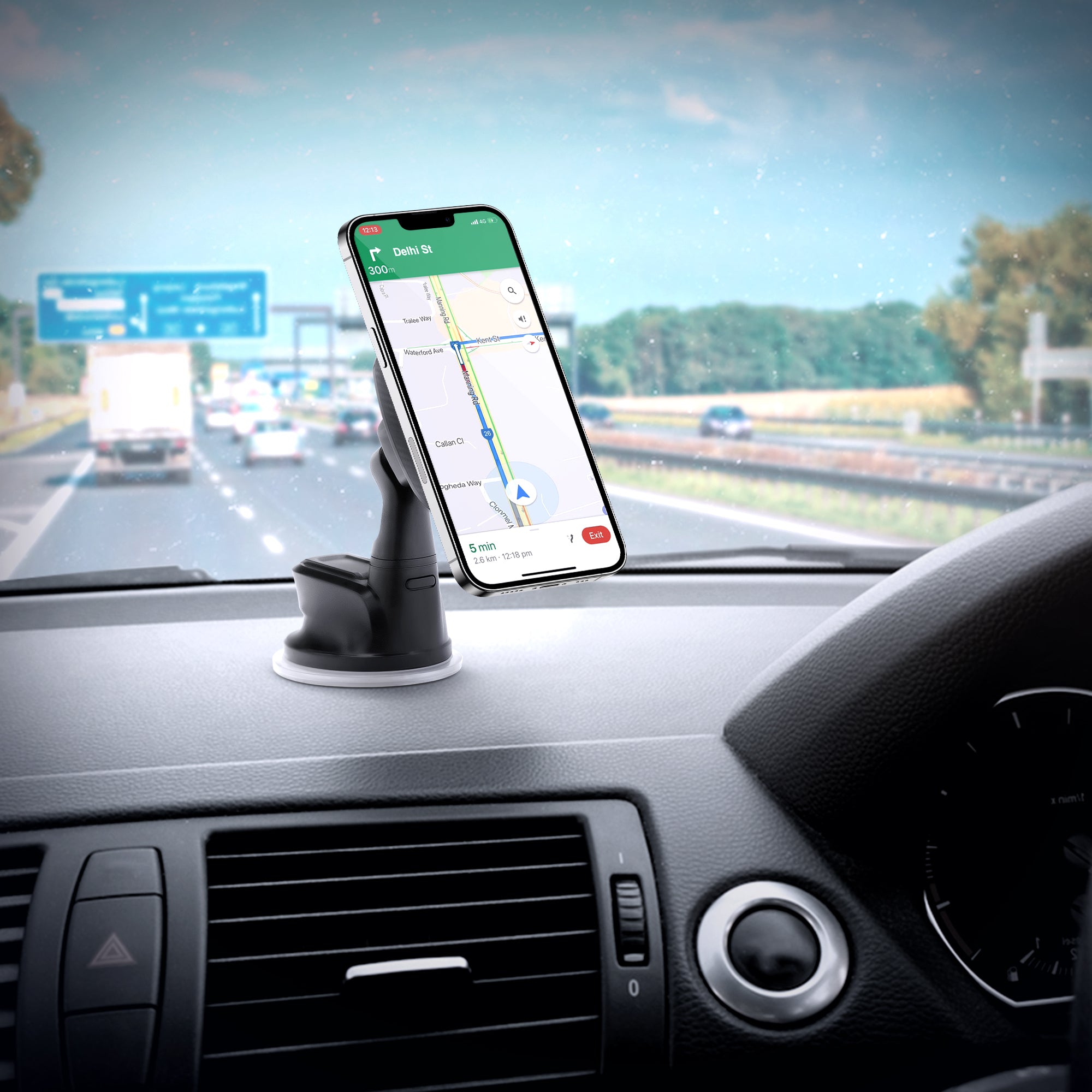 Car Dashboard & Windscreen Magnetic Mobile Phone Holder