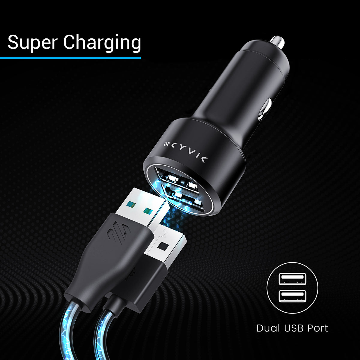 EMBLO Dual port Car Charger