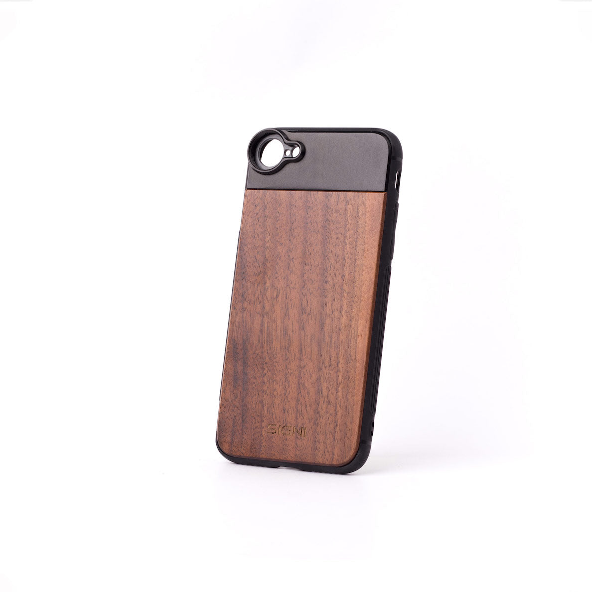 SKYVIK SIGNI One Wooden Mobile Lens case for iPhone 7, 8 &amp; Se 2020