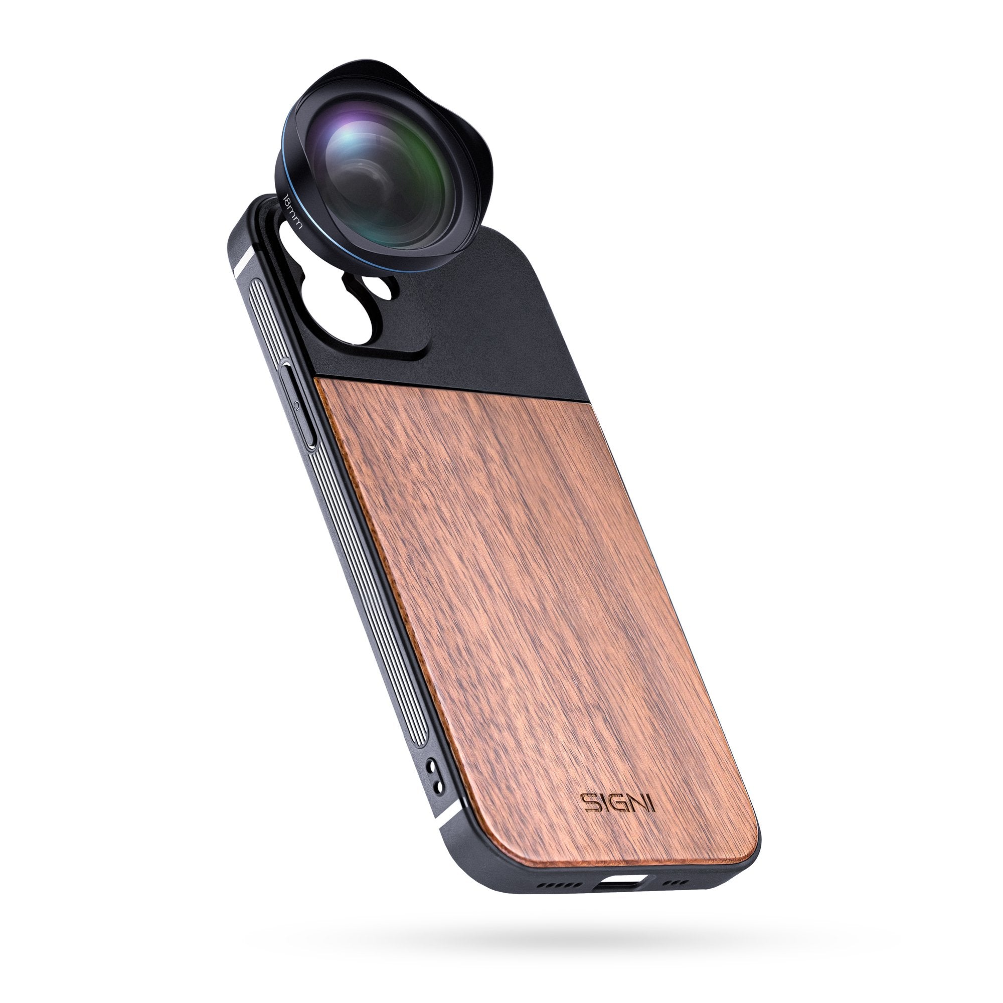 SKYVIK SIGNI One Wooden Mobile Lens case (iPhone 13)